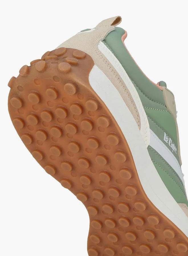 Lee Cooper GREEN Women Lace-Up Ankle Sneakers for Women | Best Price UAE