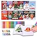CAVENLLI 24 Pcs Christmas Coloring Book for Kids Bulk with 24 Crayons Christmas Activity Books with Xmas Stockings Goodie Bags Stuffer Filler Fun Christmas Party Favors For Kids - Image 3