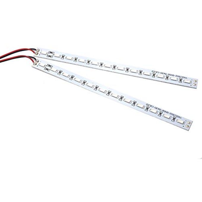 Vgoohobby RC 24Leds Chassis Light Aluminum Decorative Dazzle LED Strip 6V Compatible with HSP HPI Recat Racing 1/8 1/10 RC Car Crawler Buggy Truck (White) - Image 3