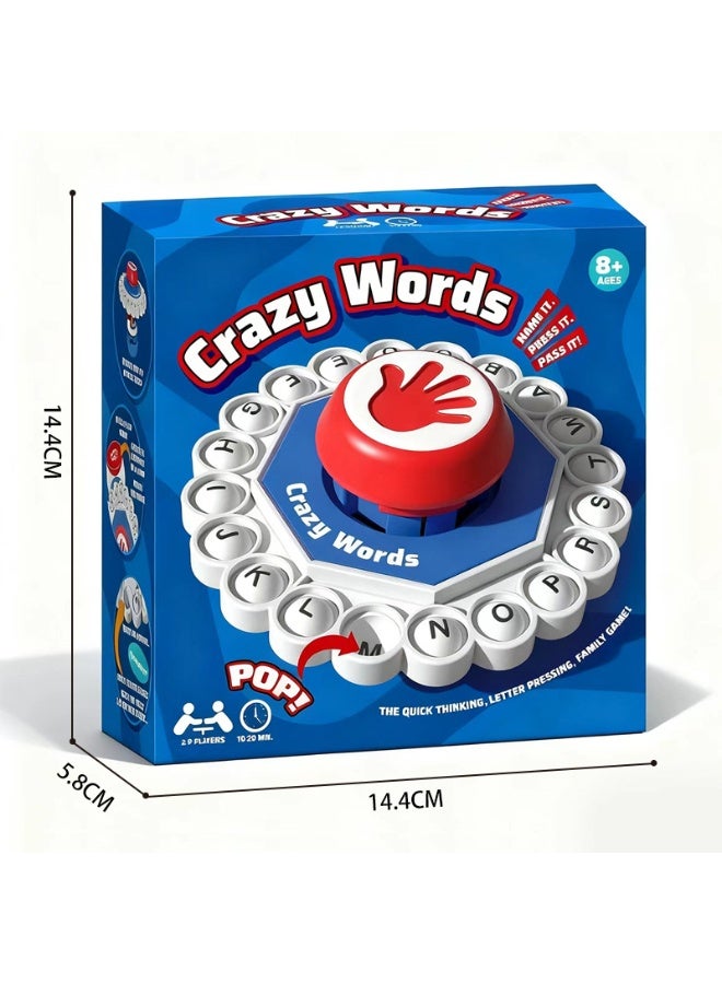 لعبة الكلمات - ألعاب لوحية عائلية للأطفال والبالغين، لعبة تعليمية سريعة وممتعة، هدايا عيد الميلاد وأعياد الميلاد - Image 5