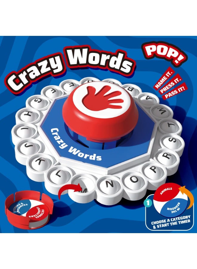 لعبة الكلمات - ألعاب لوحية عائلية للأطفال والبالغين، لعبة تعليمية سريعة وممتعة، هدايا عيد الميلاد وأعياد الميلاد - Image 2