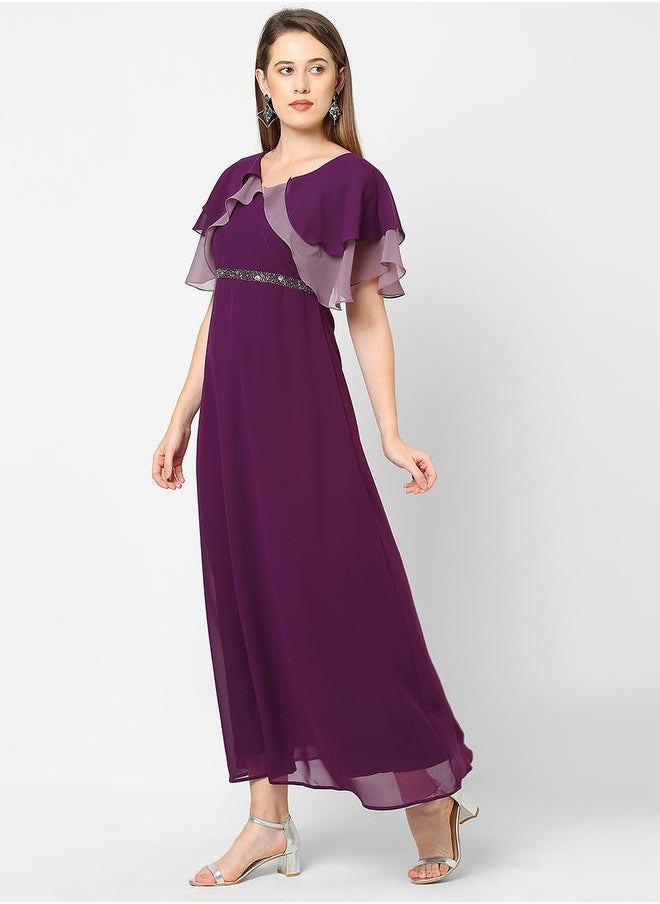 Embellished Waistband Layered Sleeves Maxi Dress - pzsku/Z1D8B9CFC8E1AF865968AZ/45/_/1709392681/faf2f9c4-61ca-49c1-83b0-728a89ac8825