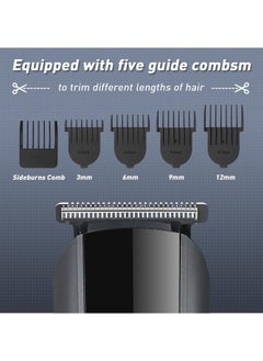 DOSCHER Premium Trimmer for Men, 5-In-1 Shaving Machine with Nose Hair Trimmer, 90 Mins Runtime, Type-C Charging, Mens Cordless Style Kit  - Image 3
