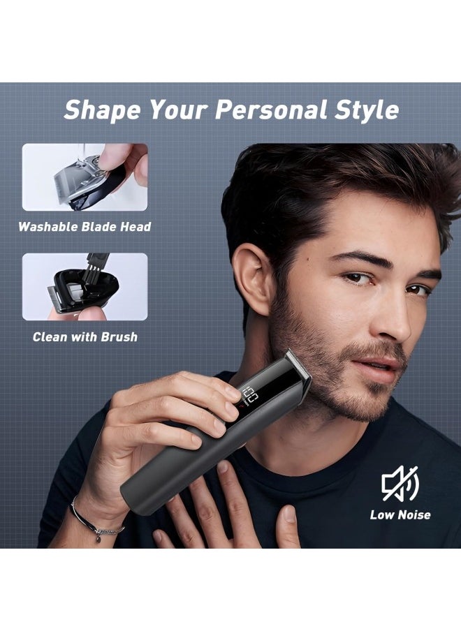 DOSCHER - Premium Trimmer for Men, 5-In-1 Shaving Machine with Nose Hair Trimmer, 90 Mins Runtime, Type-C Charging, Mens Cordless Style Kit - Image 1