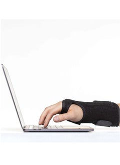Carpal Tunnel Wrist Brace Support, Breathable Wrist Support Brace Splint, Wrist Support Brace with Metal Hand Splint for Carpal Tunnel Wrist Support, Right Hand Support, Pain Relief (Left Hand, S/M)