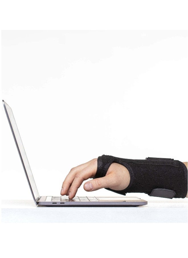 Generic Carpal Tunnel Wrist Brace Support, Breathable Wrist Support Brace Splint, Wrist Support Brace with Metal Hand Splint for Carpal Tunnel Wrist Support, Right Hand Support, Pain Relief (Left Hand, S/M) 
