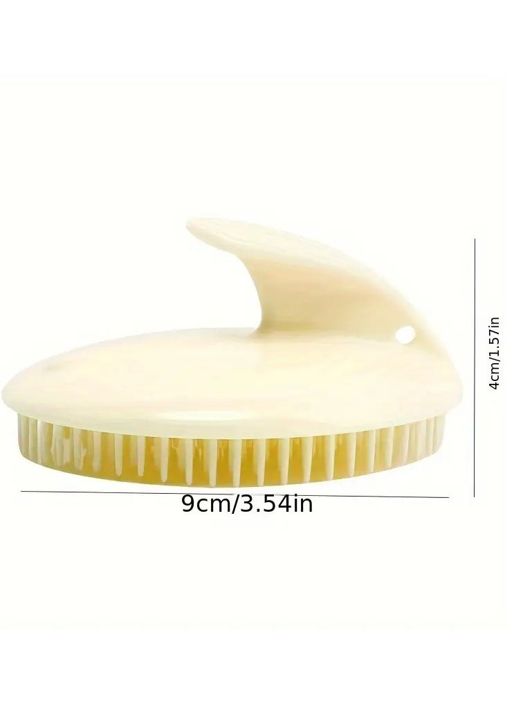 LANGMANNI 1pc Soft Bristle Scalp Massager and Shampoo Brush  - Image 4