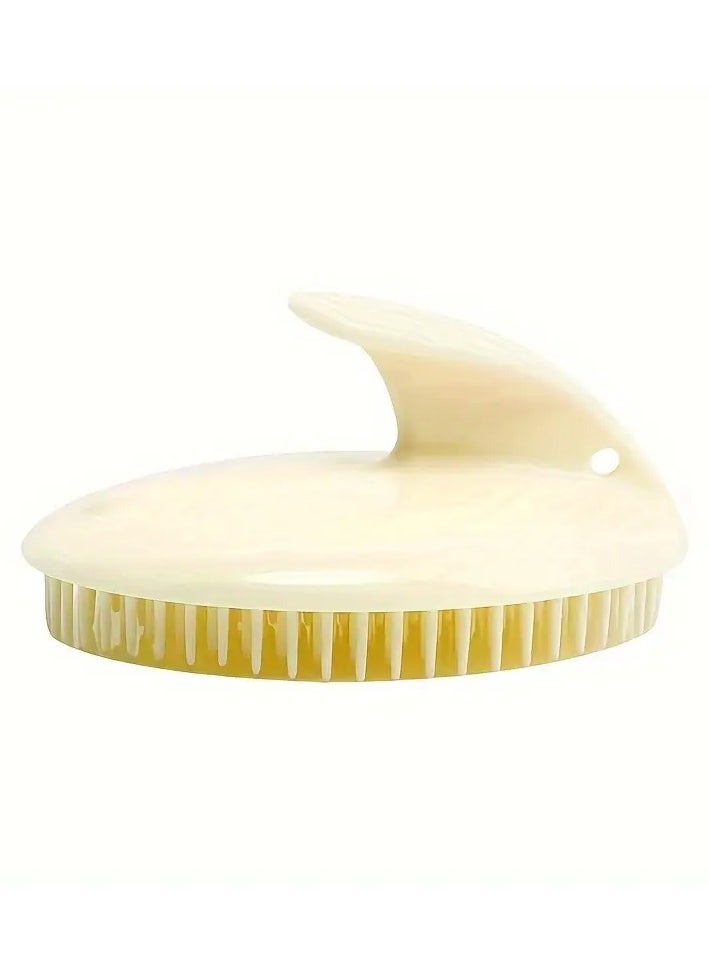 LANGMANNI 1pc Soft Bristle Scalp Massager and Shampoo Brush  - Image 2