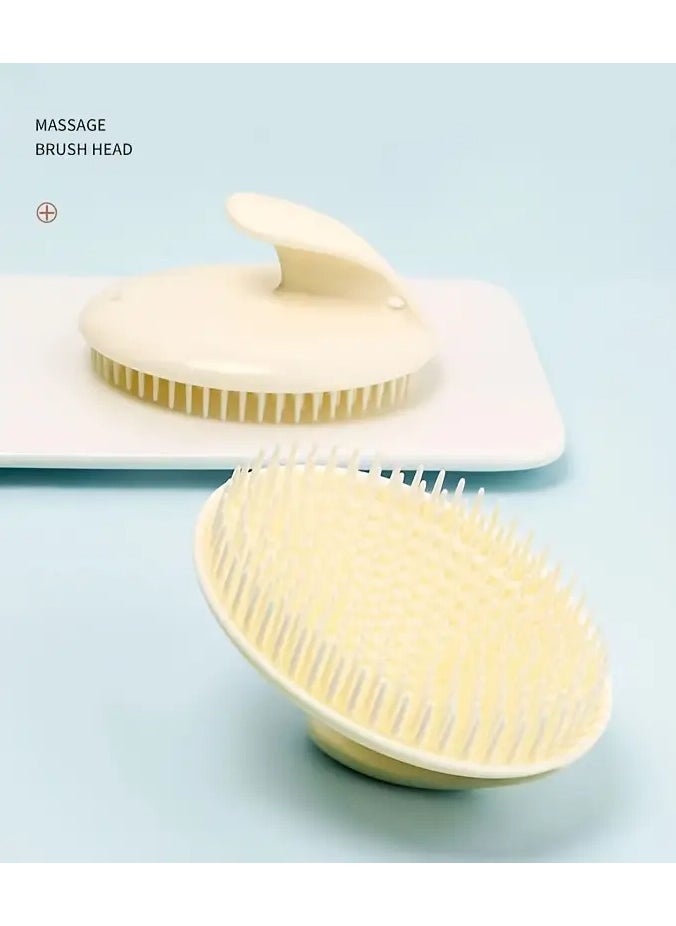 LANGMANNI 1pc Soft Bristle Scalp Massager and Shampoo Brush  - Image 5