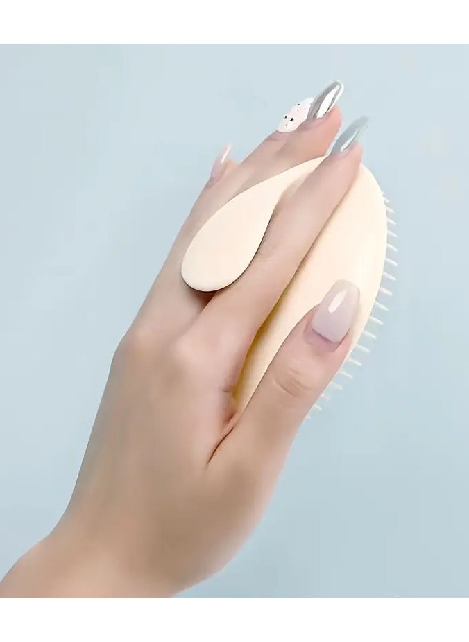 1pc Soft Bristle Scalp Massager and Shampoo Brush
