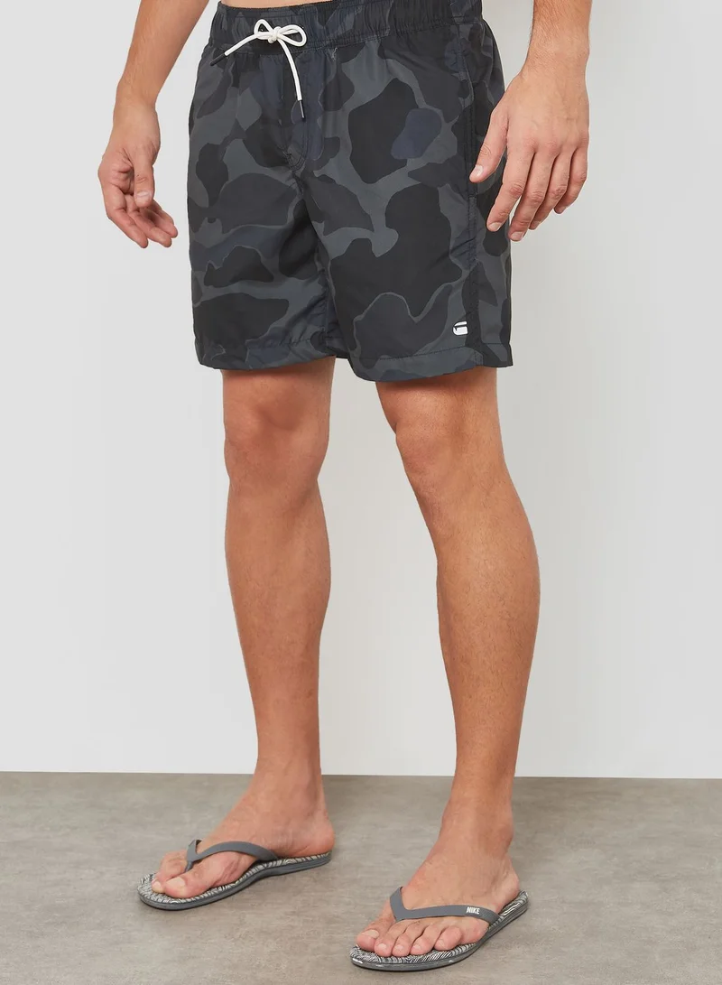 G-Star RAW Dirik Camo Print Swim Shorts