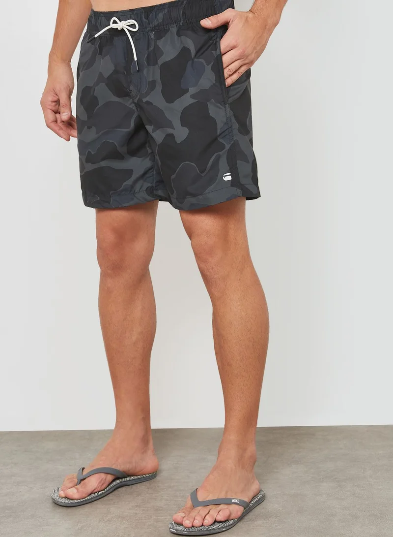 G-Star RAW Dirik Camo Print Swim Shorts