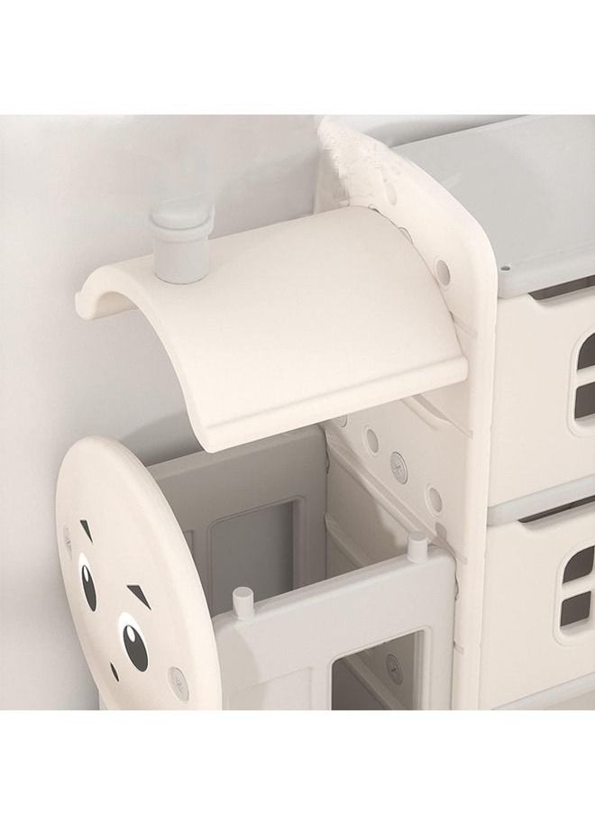 Beauenty Children Deluxe Toy Storage Organizer, Kids Storage Bins Toy Boxes, Children's Toy Storage Rack, Toddler Storage Organizer, Toy Box Organizer (Train Storage Rack)  - Image 2
