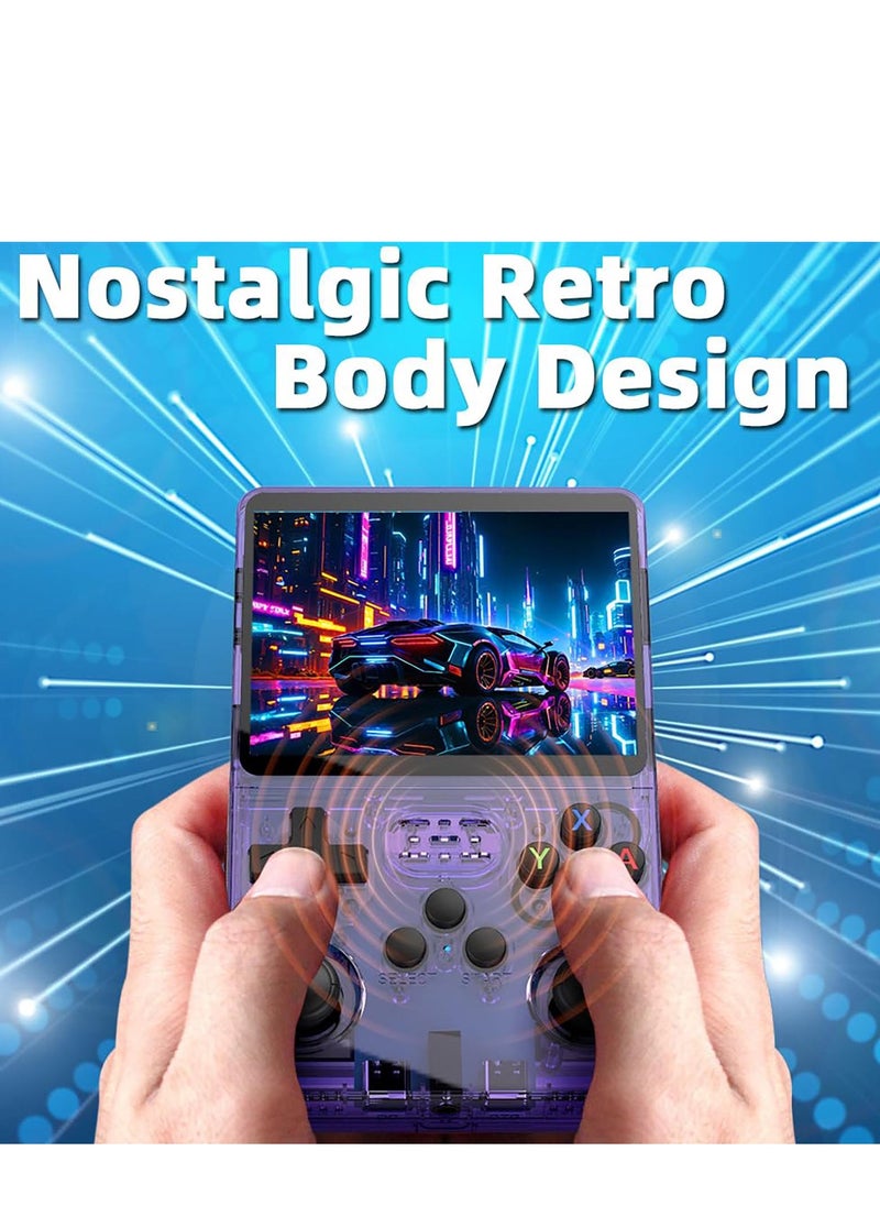 B NEW R36S Retro Handheld Game Console, 3.5 inch HD Display, Dual 3D Joysticks, 11 Emulator, 64GB 15000 Games  - Image 2
