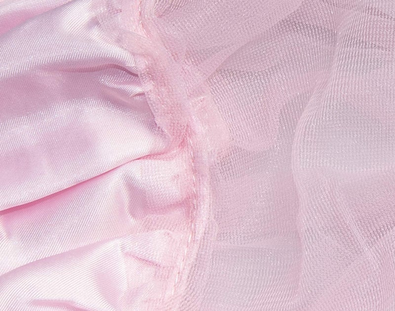 Diane Satin Lined Sleep Cap in Pink - Adjustable Hair Protection - Image 3