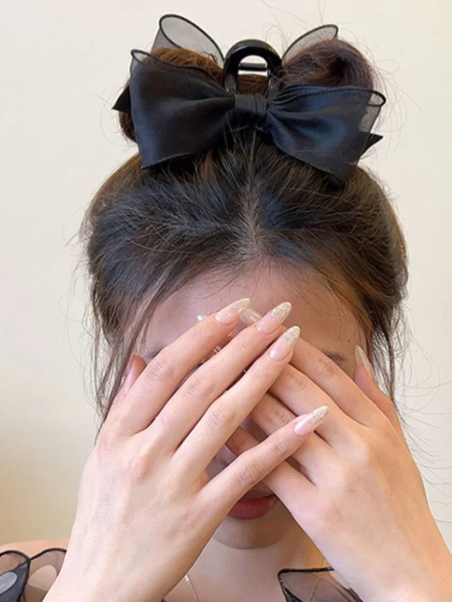Styli Styli Mesh Ribbon Hair Claw