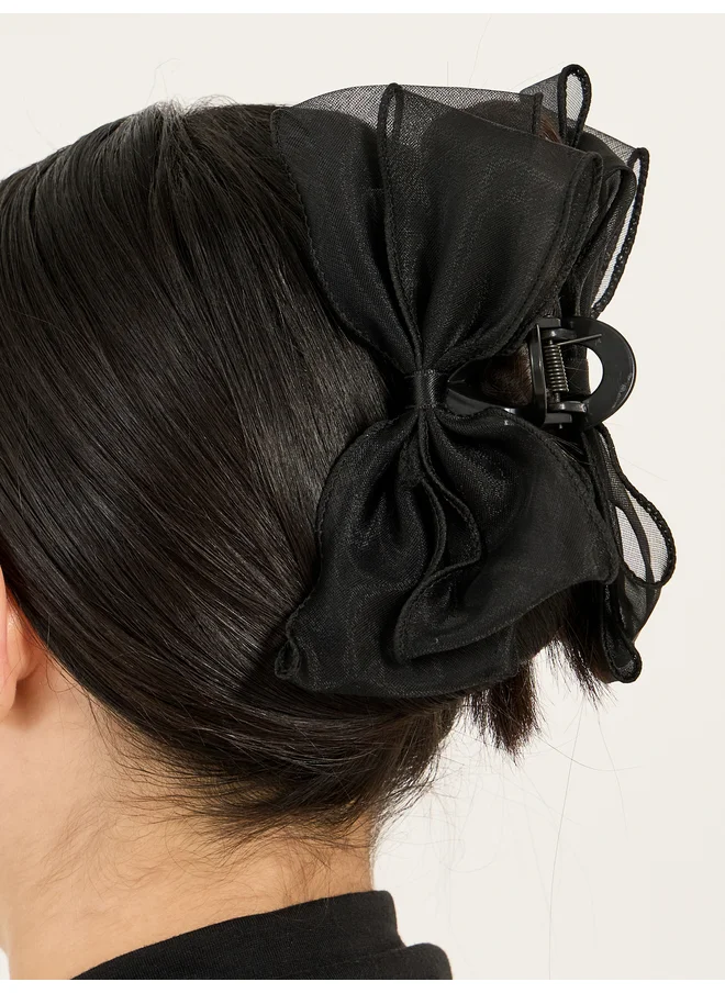 ستايلي Styli Mesh Ribbon Hair Claw