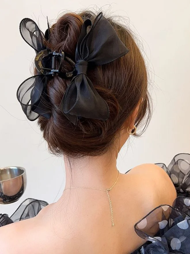 Styli Styli Mesh Ribbon Hair Claw