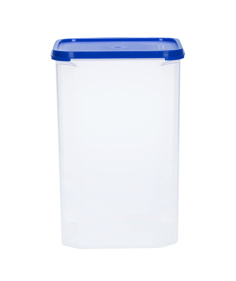 Varmora Magnum Square Smart Kitchen Storage Plastic Container –Blue Lid (7 Litres)(Pack of 1) - Image 2