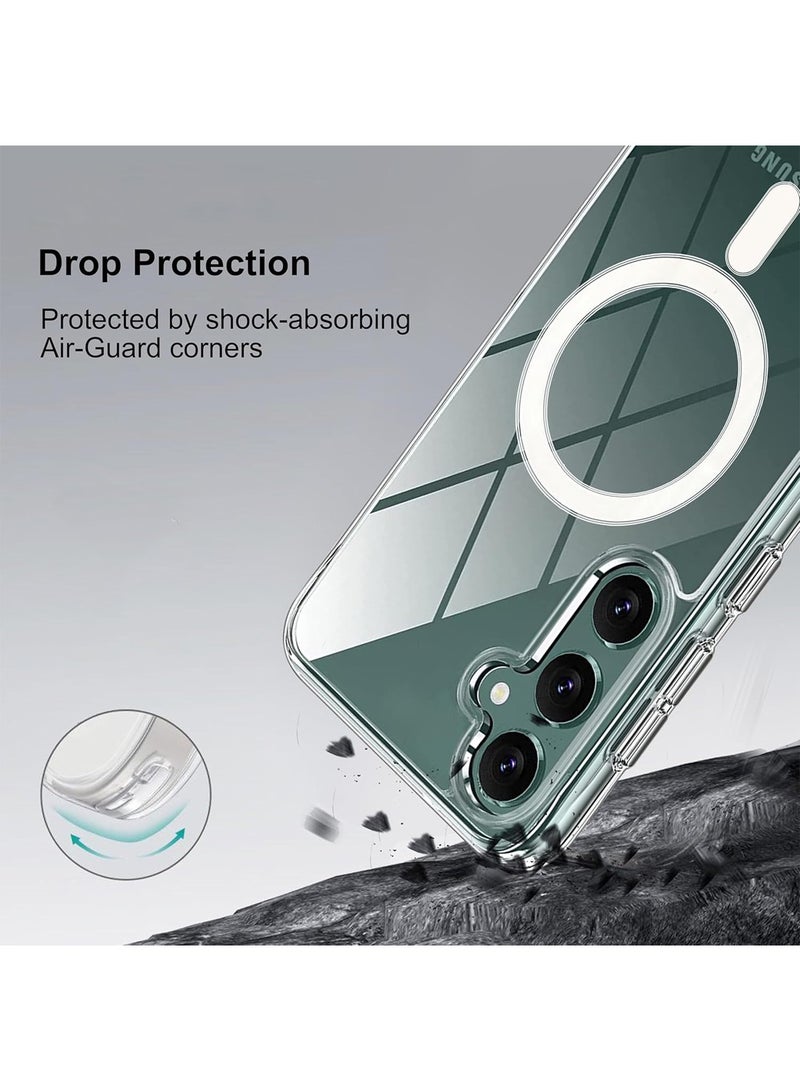 Techie Samsung Galaxy A35 5G Clear Case with MagSafe – Slim, Anti-Yellowing Cover with Camera Lens Protection, Magnetic Holder Compatible - Image 2