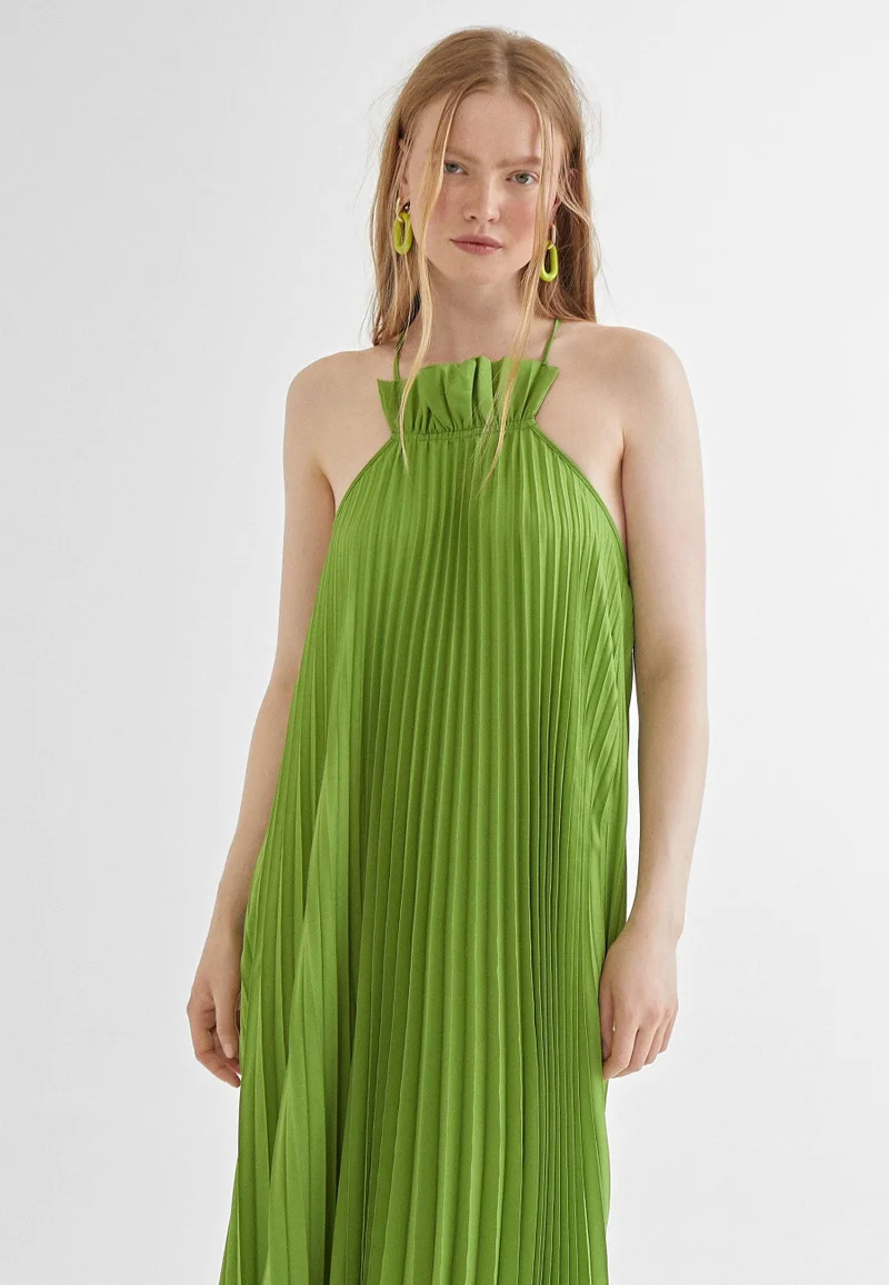 Lola Casademunt Long pleated dress