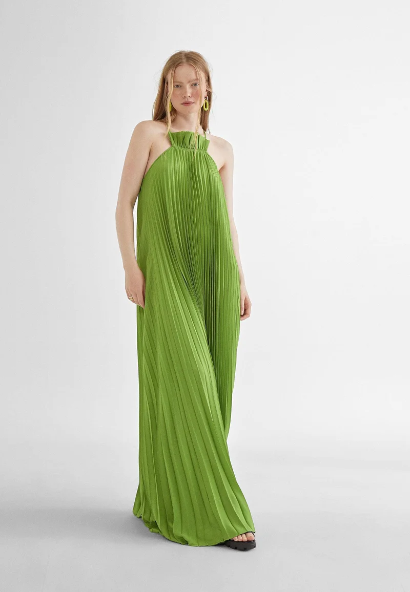 Lola Casademunt Long pleated dress