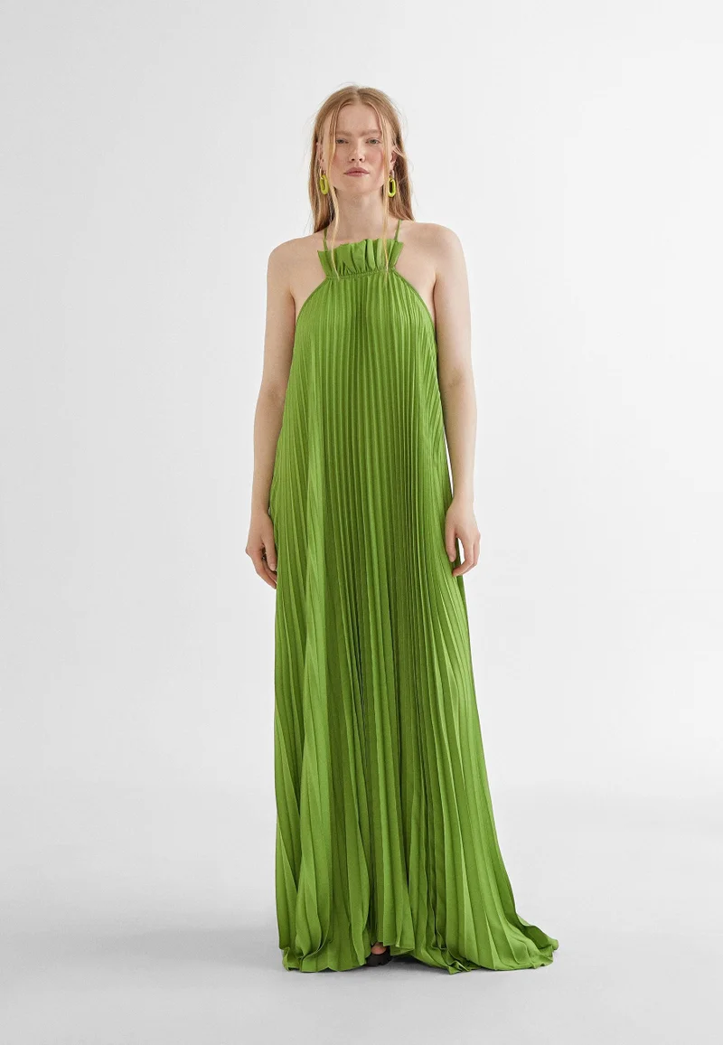 Lola Casademunt Long pleated dress