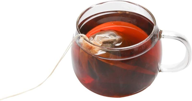Tinkee Tea Filter bags, safe and natural material, disposable tea infuser, empty tea bag with drawstring for loose leaf tea, set of 100（3.15 x 3.94 inch ） (White) - Image 4