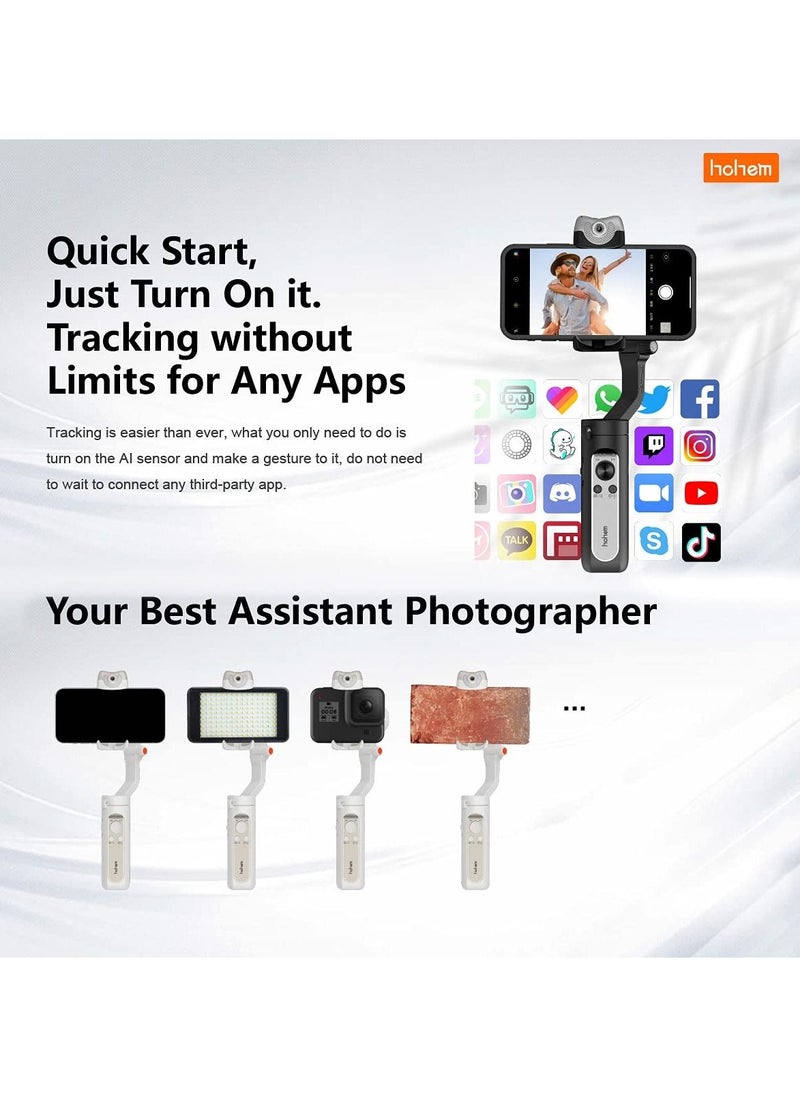 hohem Hohem iSteady V2 Gimbal with Built-In LED Light  - Image 4