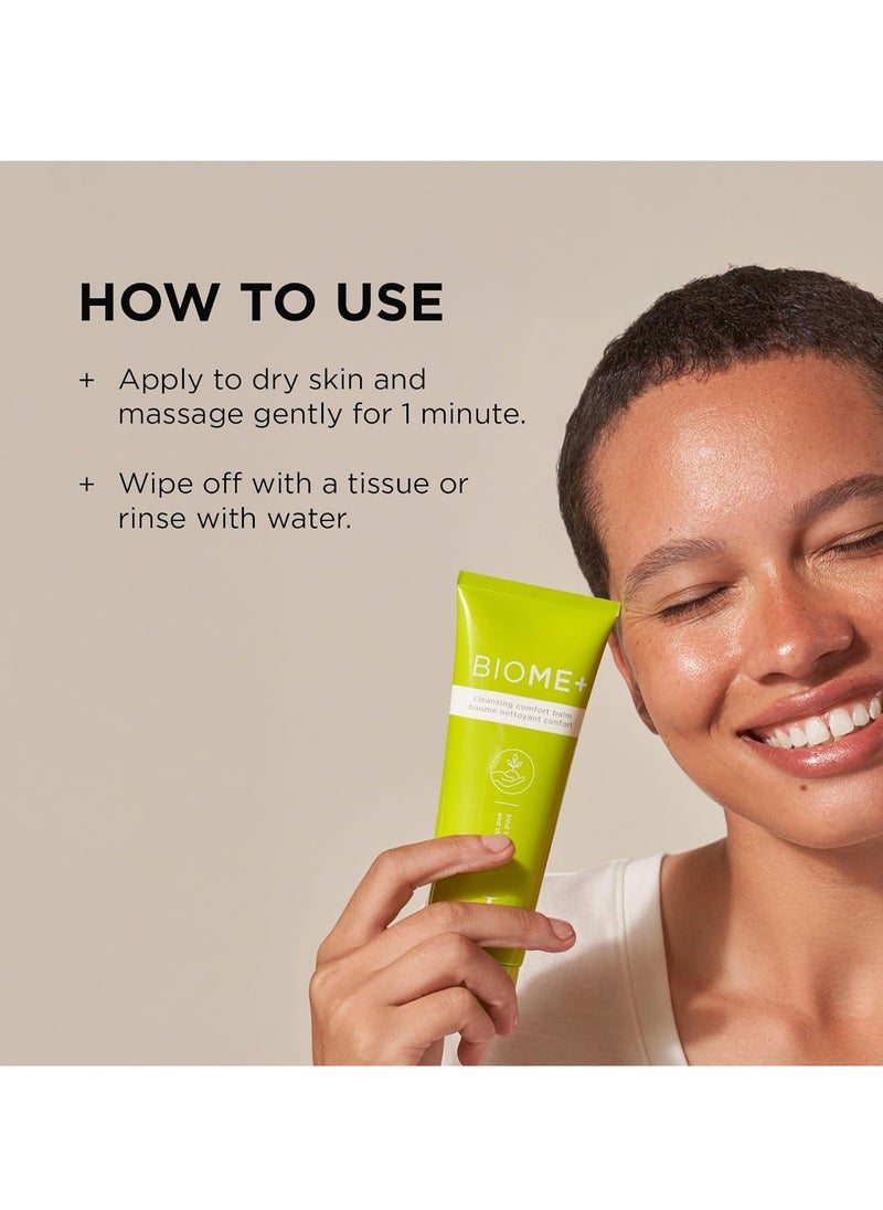 IMAGE SKINCARE IMAGE Skincare BIOME+ Cleansing Comfort Balm, Microbiome Friendly Gentle Cleanser, Reduces Moisture Loss  - Image 4