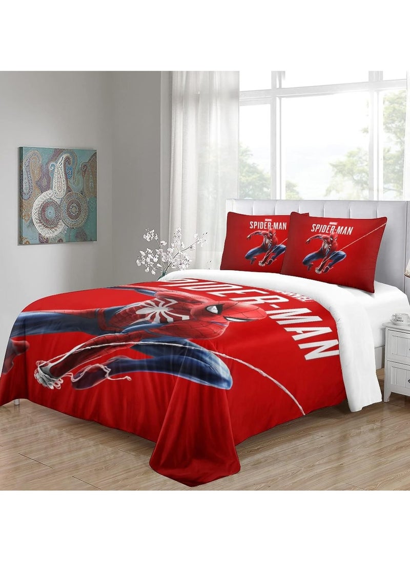 Generic Spider-Man series bedding three-piece set (size 150cmx200cm)  - Image 2