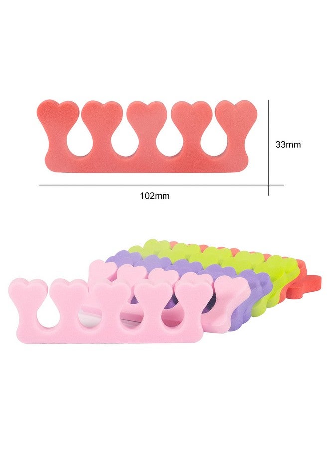 NMKL38 100pcs/Pack Toes Separators Professional Nail Art Fingers Foots Sponge Soft Gel UV Beauty Tools Polish Manicure Disposable Pedicure Divider - Image 4