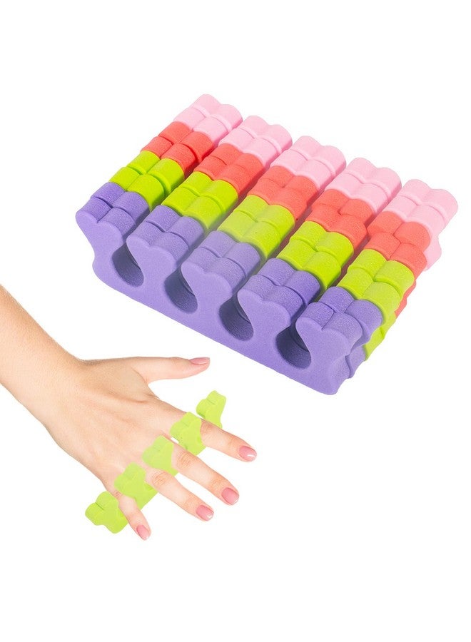 NMKL38 100pcs/Pack Toes Separators Professional Nail Art Fingers Foots Sponge Soft Gel UV Beauty Tools Polish Manicure Disposable Pedicure Divider - Image 2