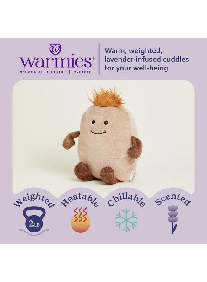 warmies Microwavable & Weighted Stuffed Animals, Potato - Heated Stuffed Animal Plushie for Warmth & Comfort - Cute Soft Plush Toys for Adults & Children (Boys, Girls, Babies & Toddlers) - Image 2