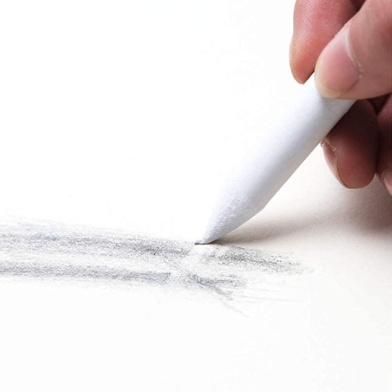deziine DEZIINEFx 8Pcs Set Paper Blending Stump Set with Sand Paper and Kneadable Art Eraser  - Image 4