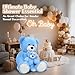 MorisMos Mom and Baby Giant Teddy Bear 39inch Soft Big Teddy Bears Stuffed Animal Plush for Baby Shower Birthday Blue - Image 4