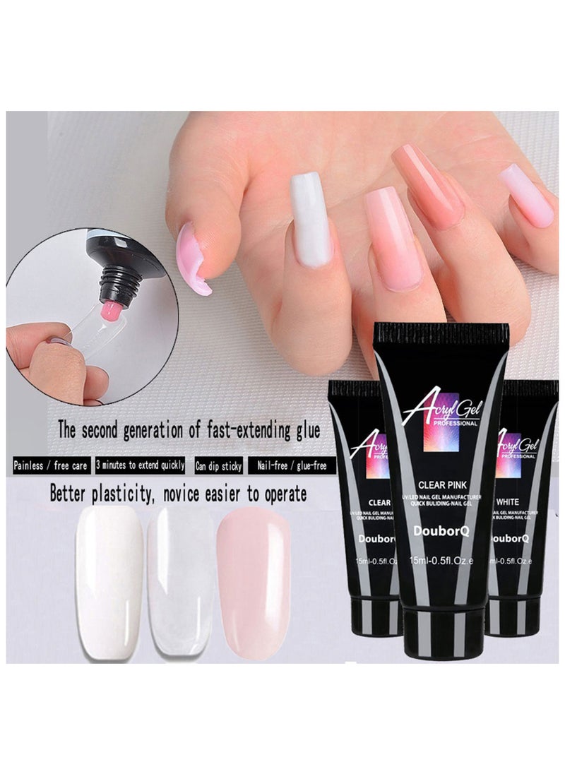 MAJOR DIJIT - Nail Art Set UV Nail Lamp Base&Top Coat Glue Dipping Powder Rhinestones Manicure Tools - Image 1