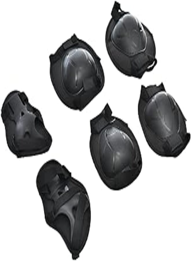 Generic Flexible Anti-Slip Breathable Knee Pads For Kids - Black