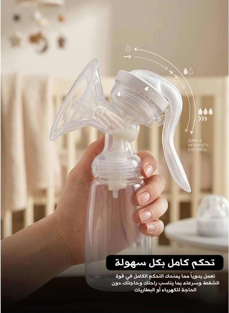 Portable 2-in-1 manual silicone breast pump - Image 5