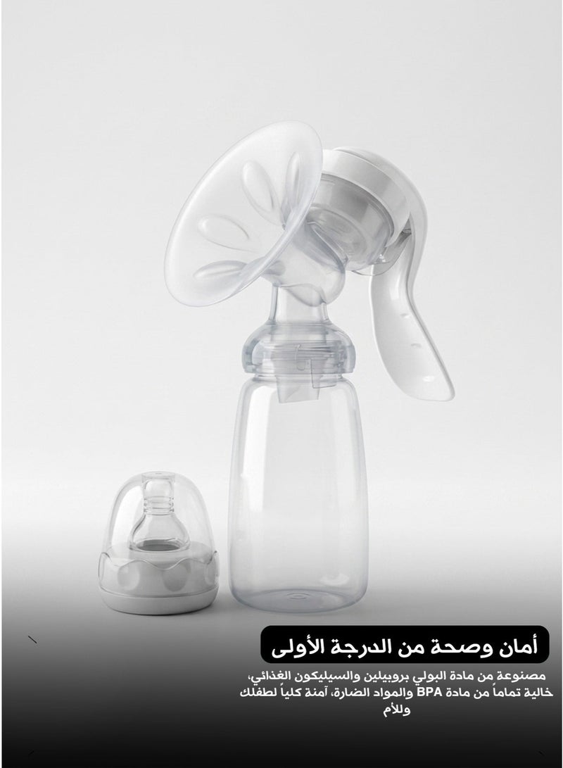 Portable 2-in-1 manual silicone breast pump - Image 3