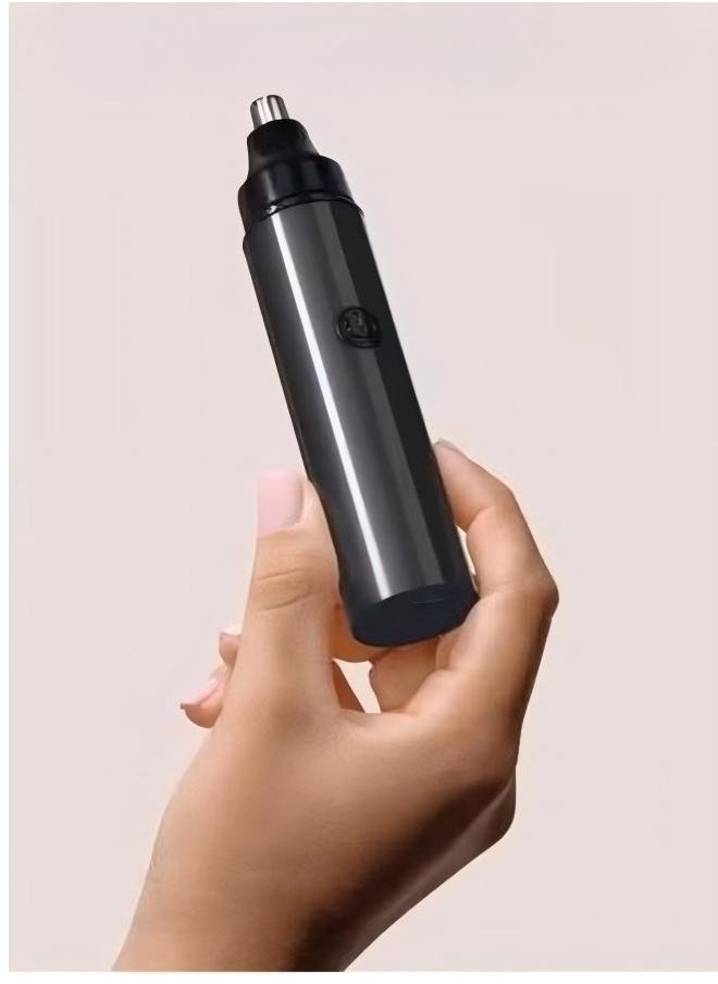 Generic Unisex Nose Hair Trimmer USB Charging Nostril Hair Removal with Spare Heads  - Image 2