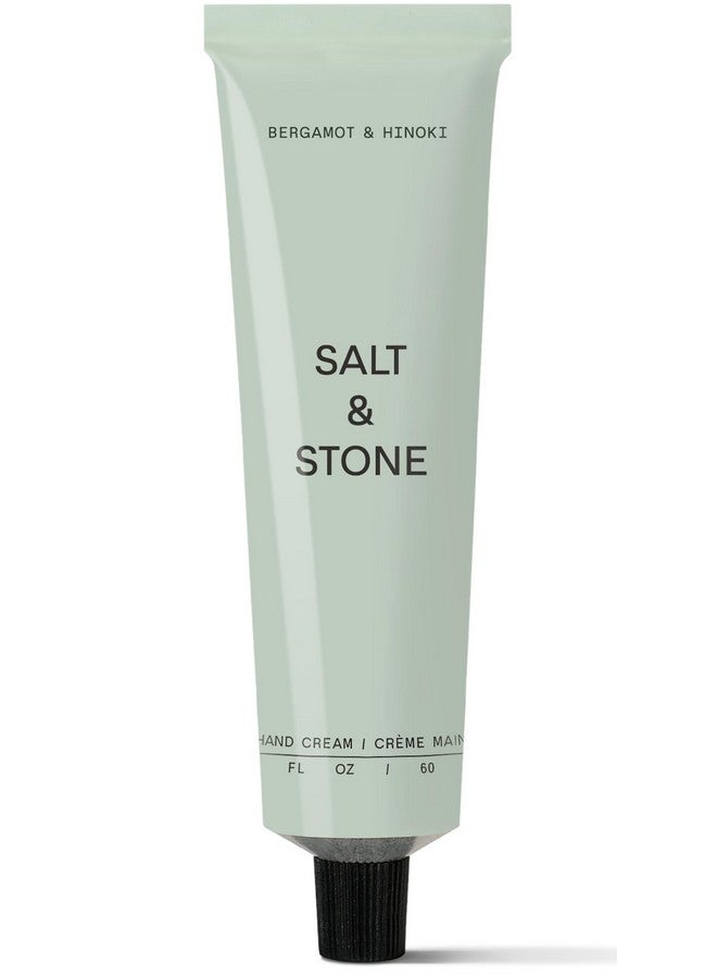 Salt & Stone Hand Cream Bergamot & Hinoki Hand Cream For Women & Men Hydrates Nourishes & Softens Skin Restores Dry Cracked Hands Fastabsorbing Crueltyfree & Vegan (2 Fl Oz) - Image 1