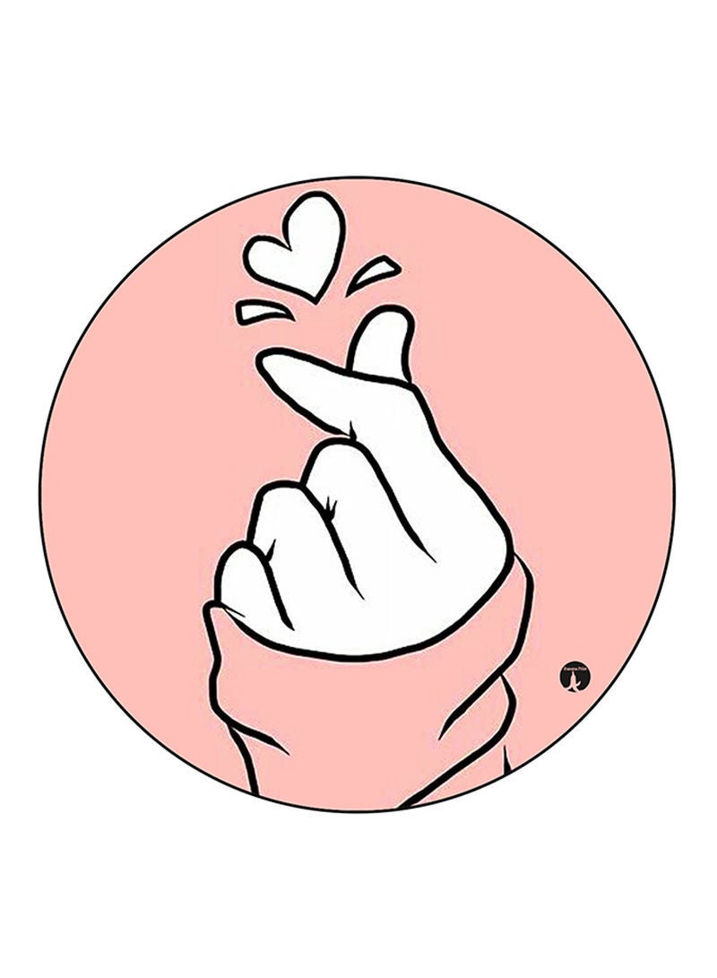 RKN Hand Printed Round Pin Badge Multicolour - Image 2