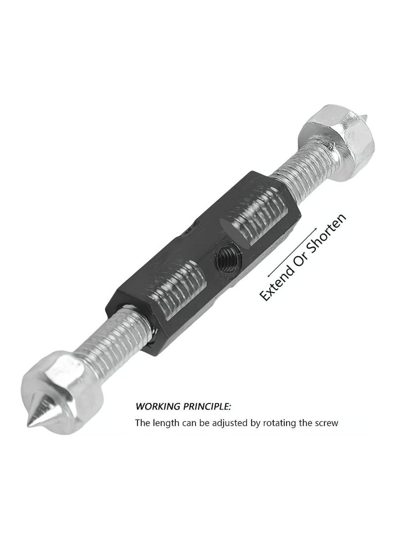 Y&D Junction Box Repairer, 86 Type Cassette Repair Device Screwdriver Tool Kit for Fix Wonky And Sunken Outlets, Electrical Repair, 10 Screws and 1 Wrench (Black) - Image 5