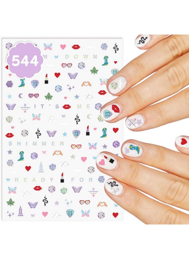 xo, Fetti Party Era Nail Stickers | 4 Sheets 544 Stickers | Concert Party Accessory, Bachelorette Decorations, Birthday Manicure, Bridesmaid Adhesive Press Ons - Image 1