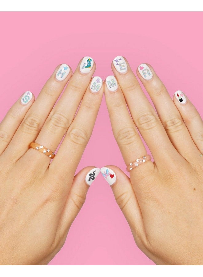 xo, Fetti Party Era Nail Stickers | 4 Sheets 544 Stickers | Concert Party Accessory, Bachelorette Decorations, Birthday Manicure, Bridesmaid Adhesive Press Ons - Image 2