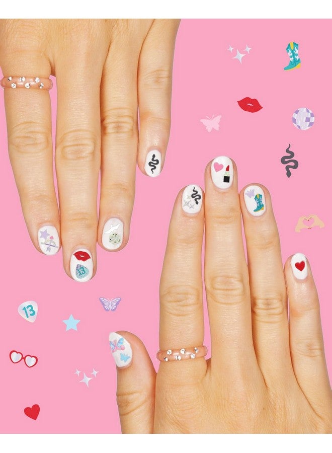xo, Fetti Party Era Nail Stickers | 4 Sheets 544 Stickers | Concert Party Accessory, Bachelorette Decorations, Birthday Manicure, Bridesmaid Adhesive Press Ons - Image 4