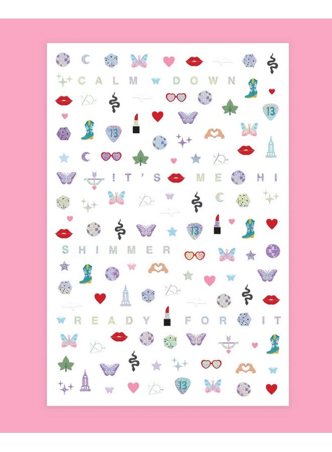 xo, Fetti Party Era Nail Stickers | 4 Sheets 544 Stickers | Concert Party Accessory, Bachelorette Decorations, Birthday Manicure, Bridesmaid Adhesive Press Ons - Image 5