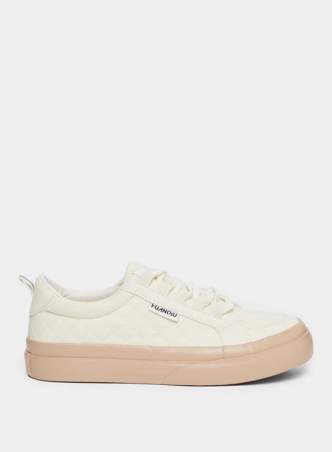 Styli Styli Women Quilted Look Sneakers