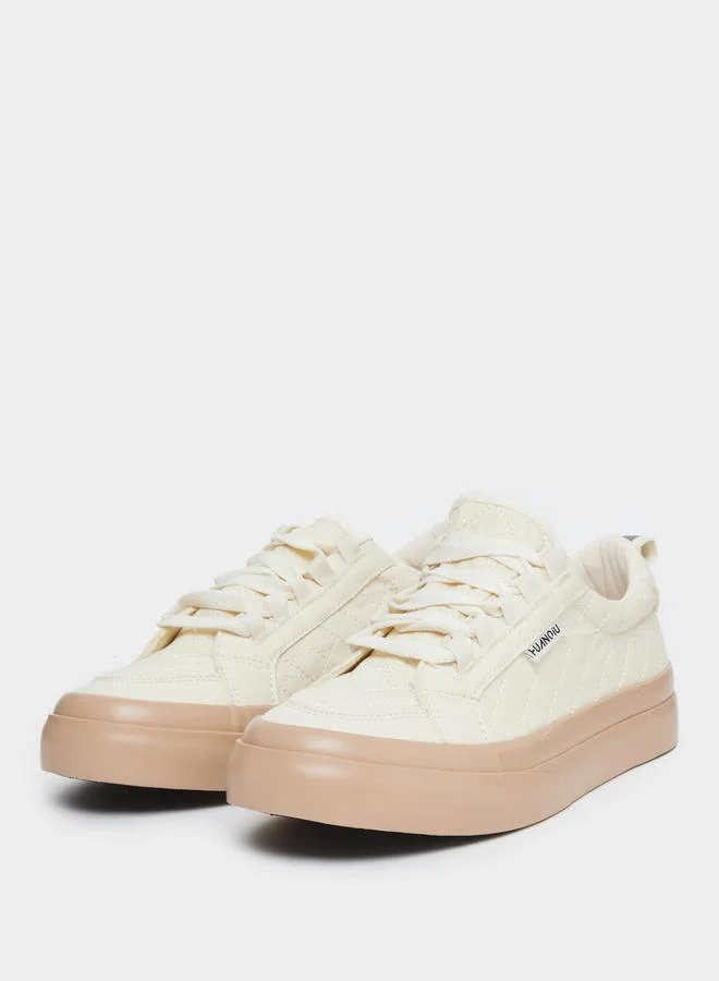 Styli Styli Women Quilted Look Sneakers